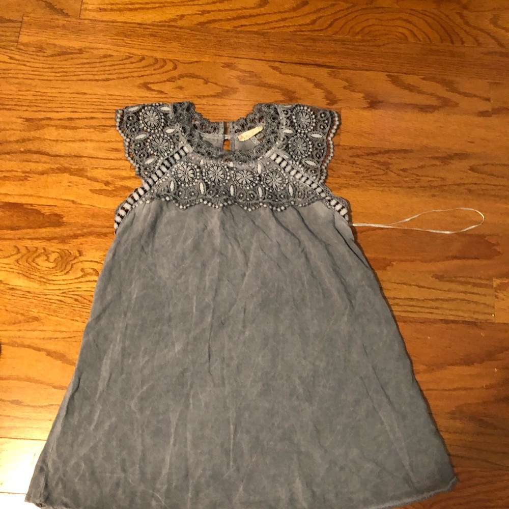 Blueish grey shirt